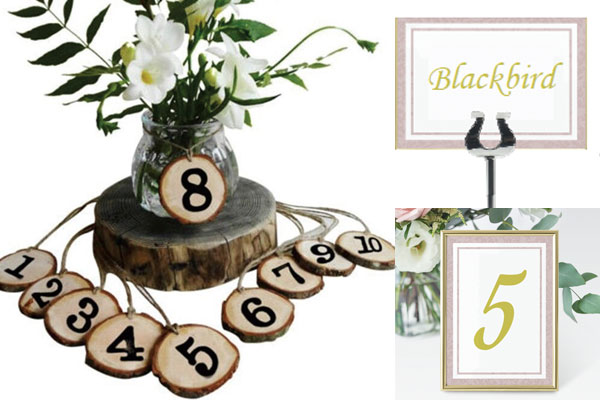 Your wedding printing - table numbers